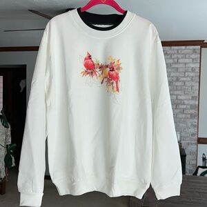 Country Store "Vintage Look" Cardinal Sweatshirt Large